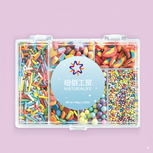 Bán Sỉ Ăn Được Ngọc Trai Bánh Rắc Mix Cầu Vồng Đường Sprinkles Confetti Jimmy Bánh Trang Trí Nguồn Cung Cấp Sprinkles Trong Chai - Product Image 1