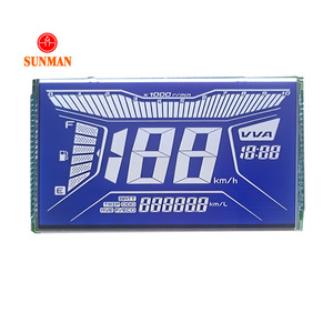 Custom 8 11 cifre tn htn segmento positivo bici pulsar 150 moto tachimetro contachilometri trasparente display digitale lcd - Product Image 1