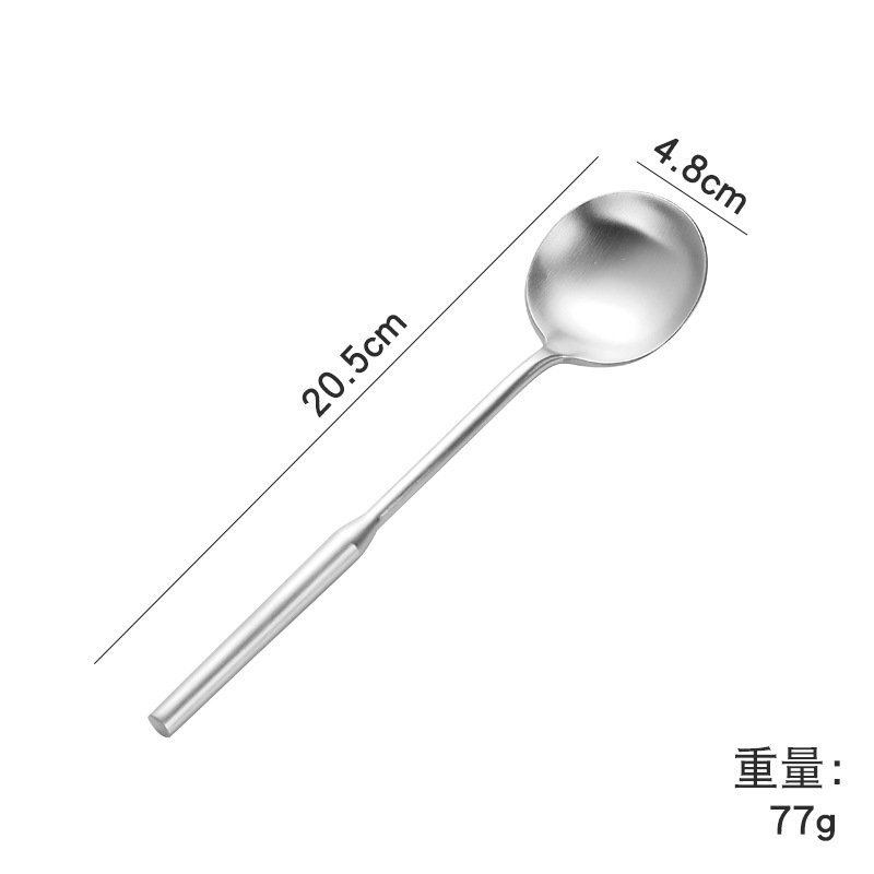 ส้อมทานอาหาร ด้ามกลม สแตนเลส 304