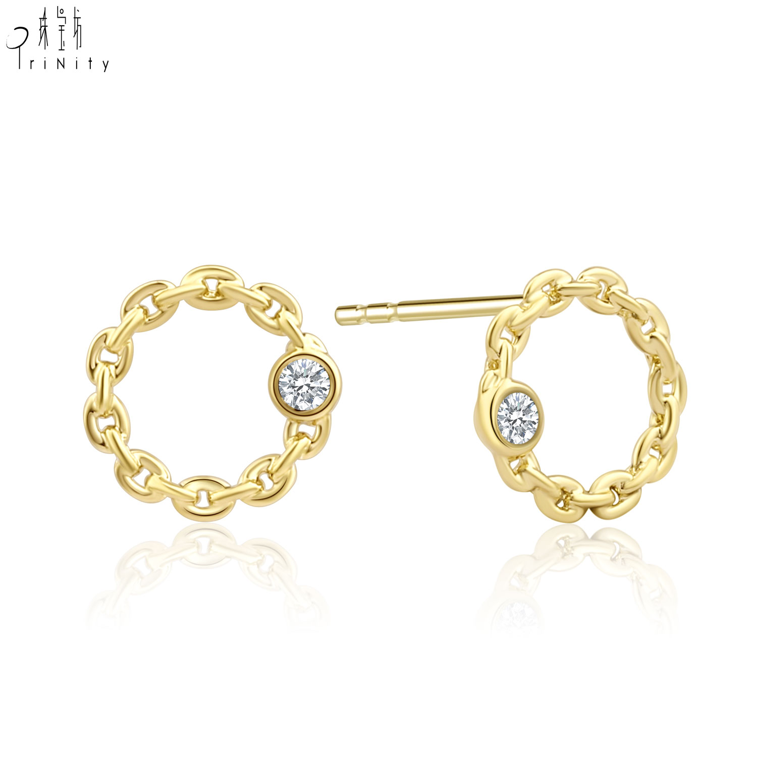 18K Yellow Gold