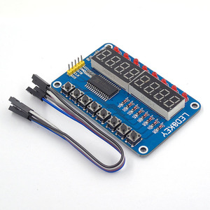 TM1638 Key Digitales LED-Anzeige modul 0,36 Zoll 8-Bit-Digitalröhren-LED-Taste - Product Image 4