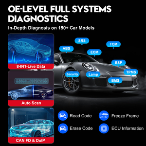 XTOOL D8S Scanner diagnostico per auto FCA e DoIP ECU tecnologia di programmazione della chiave di codifica V.A.G guidato PMI-strumento diagnostico completo - Product Image 4