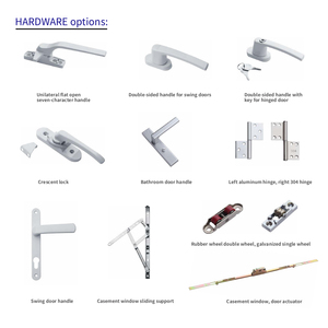 Châu Âu thiết kế hiện đại PVC cửa sổ trượt với lưới tản nhiệt cho ngôi nhà - Product Image 6