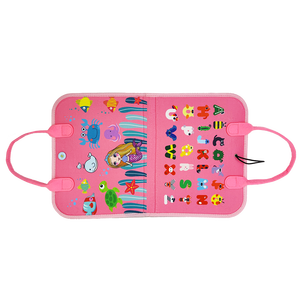 Ebeveyn-çocuk aktivite oyuncak keçe meşgul çanta öğrenme kitabı mermaid tasarım meşgul kurulu bulmacalar oyunu yürümeye başlayan için 3-6 yaşında - Product Image 3