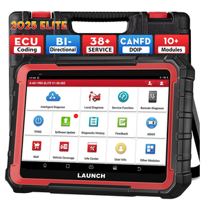 EE. UU. Almacén DE LA UE Launch X431 Pro Elite Sistema completo OBD2 Escáner con herramienta de diagnóstico de coche autoauth DOIP FCA - Product Image 1