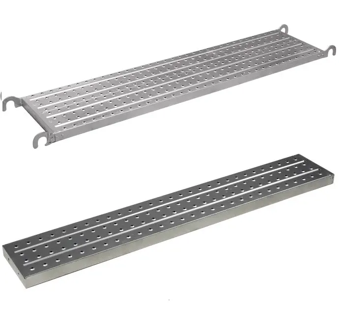 Kaufen Sie billige Metall beschichtung Gerüst platte zum Verkauf Gerüst Stahl Metall Planke Gewicht 125Kg Laufsteg Gerüst