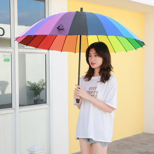 定制Logo直筒款式多色折叠伞便携双日晒雨淋旅行必备