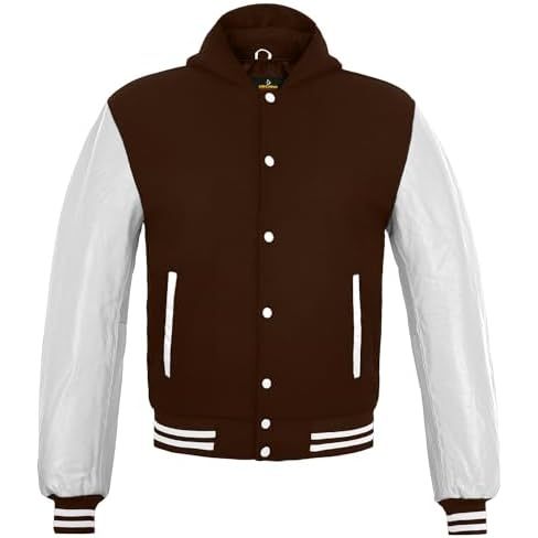 Brown-white Hooded