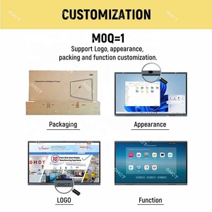 A buon mercato 55 pollici Display interattivo Touch Screen digitale schermo piatto Smart Board conferenze elettroniche lavagna interattiva - Product Image 5