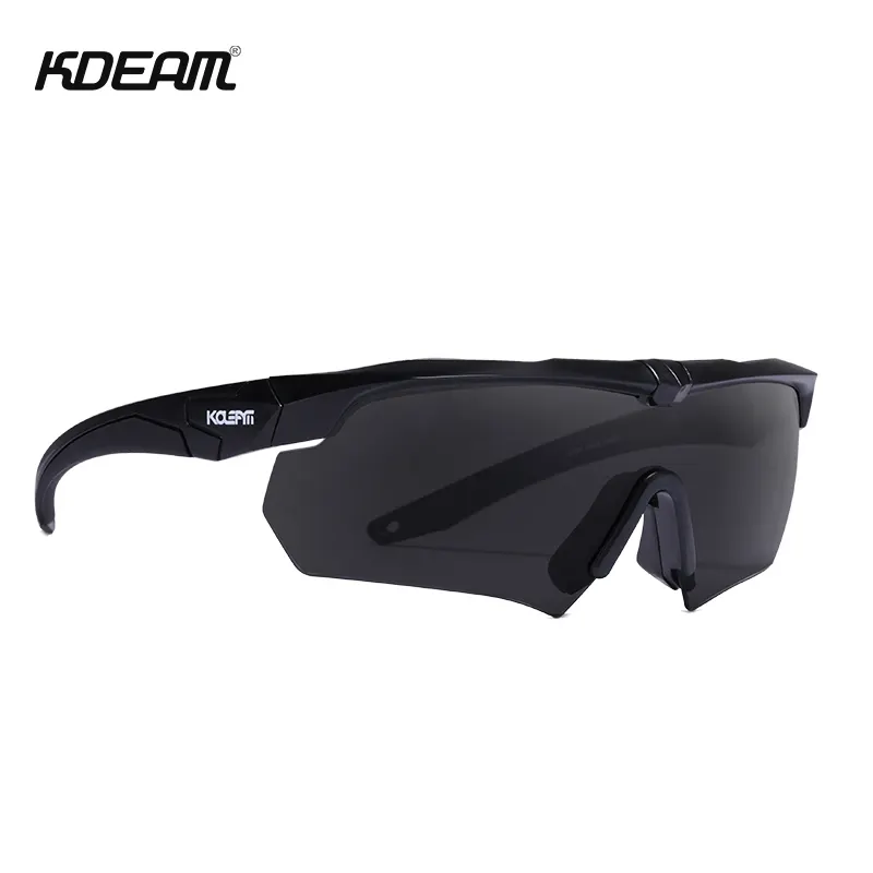 KDEAM-gafas de sol TR90 de media montura para ciclismo, lentes de sol de alta calidad, de lujo, Semi sin montura, con protección UV400