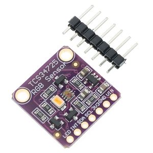 RGB sensore di colore TCS34725 con filtro IR e LED bianco per Arduino UNO R3