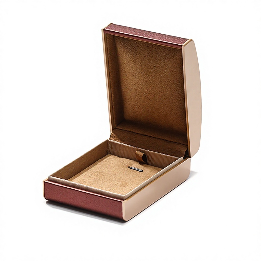 Caja de collar roja