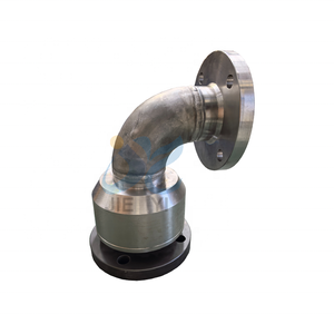 Yükleme kolu için 5 inç DN125 paslanmaz çelik 304 malzeme <span class=keywords><strong>90</strong></span> ° dirsek bağlantısı ANSI flanş standart hidrolik döner eklem