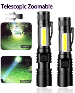 Campione gratuito 7 modalità multifunzione magnete impermeabile zoomabile leggero torcia Cob torcia ricaricabile torcia Uv a Led - Product Image 5