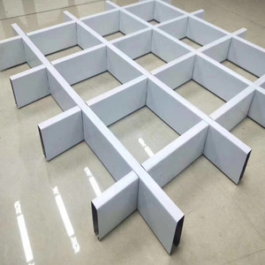 Azulejos de techo de rejilla de aluminio artístico para edificios comerciales, diseño de celda abierta impermeable, techo de Metal comercial con recubrimiento de polvo - Product Image 5
