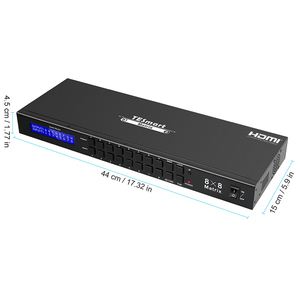 TESmarthdmiマトリックス8x8、EDIDエクストラクターおよびIRリモートコントロールHDMI互換マトリックススイッチスイッチャー8入力8出力ボックス - Product Image 2