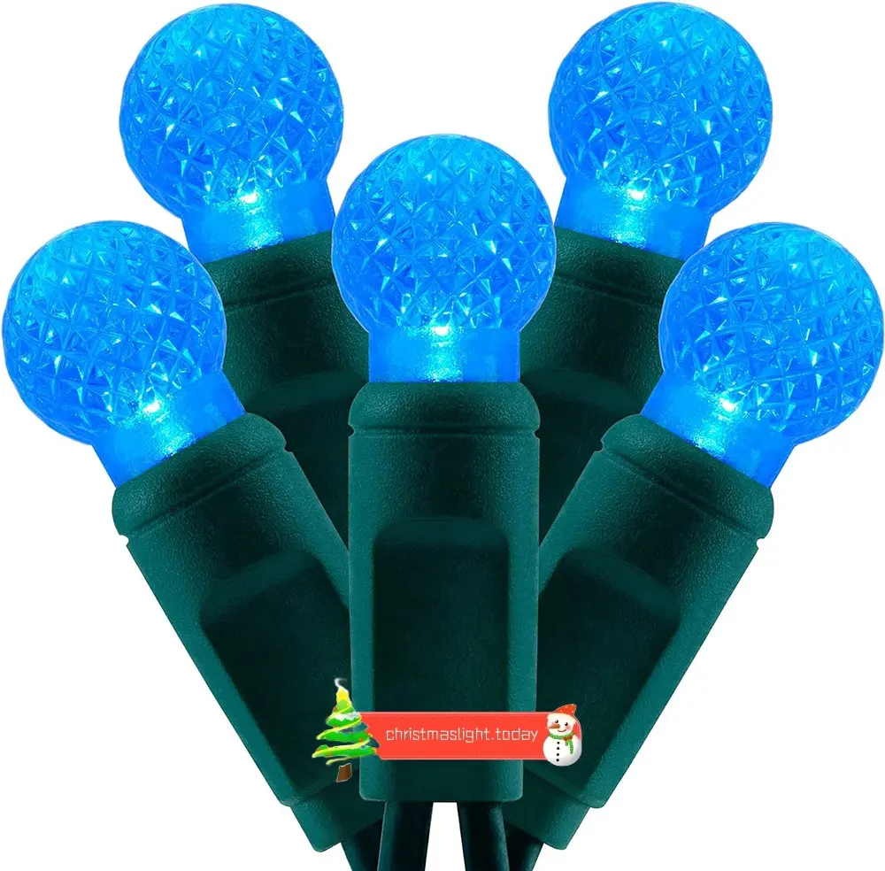 33ft 100ct Impermeable Raspberry String Light Festival al aire libre Luz Navidad boda luces Decoración