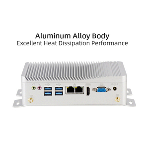 J4125 Quad Core Mini PC 6 RS232 Small <strong>Computer</strong> <strong>LINUX</strong> Barebone <strong>System</strong>