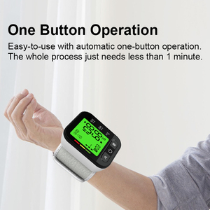 قابلة للشحن BP جهاز رصد الرقمية التوتر السطحي التلقائي جهاز قياس ضغط الدم معصم رقمية ترصد ضغط الدم - Product Image 4