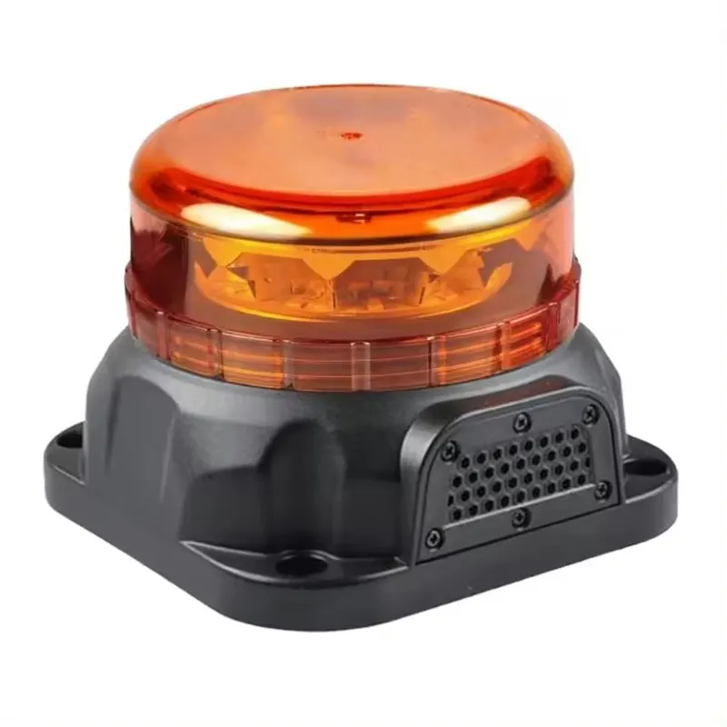 2 in 1 LED Beacon พร้อมไซเรนปลุกโคมไฟแฟลช Snowplow รถพยาบาลดับเพลิงไฟเตือน R65 E-Mark