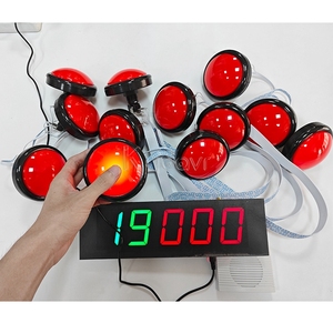 Özel batak tarzı yüksek hızlı reaksiyon eğitimi itme led düğme interaktif ışıklar zamanlama testi görsel refleks hız oyunu