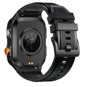 Cr222 1.96 "Màn Hình 3ATM Không Thấm Nước Smartwatch 880MAh Pin Lớn Mạnh Mẽ Đèn Pin Ngoài Trời Thông Minh Đồng Hồ Cho Nam Giới - Product Image 5