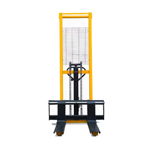 2 tonluk hidrolik manuel istifleyici 2000kg çok fonksiyonlu manuel hidrolik istifleyici depo için el Forklift manuel naylon tekerlek - Product Image 3