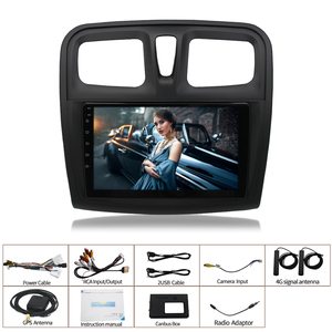 9'' HD <strong>Touch</strong> <strong>Screen</strong> Car Radio GPS Navigation for Renault Sandero <strong>SYMBOL</strong> 2014-2017 Android Car Stereo with Wifi Multimedia Video - Product Image 6