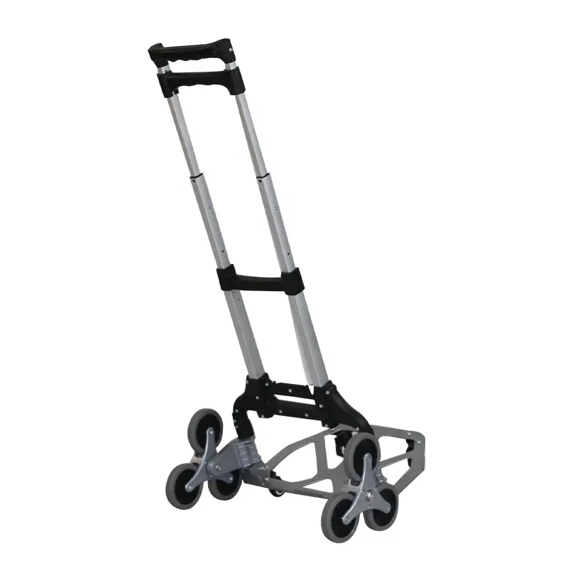 Nuevo carrito portátil de 200kg para escalar escaleras, carrito plegable, carrito portátil de viaje de aluminio para equipaje, carritos de mano para la venta