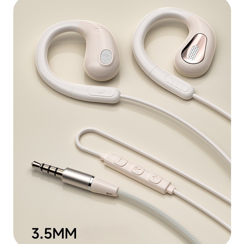 Beige con conector de 3,5 mm