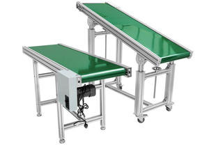 Línea de sistema transportador de carga de correa de cadena de rodillos de PVC automática - Product Image 5