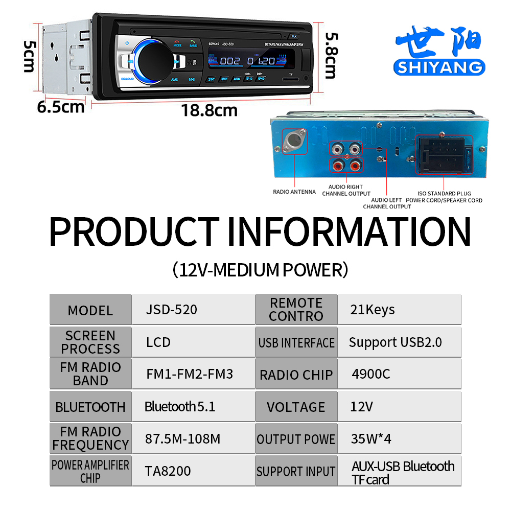ISO-12V Medium power