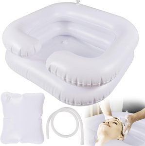 Bassin de shampooing gonflable portable Aucune chaise de salon nécessaire à la maison Laver les cheveux Bassin de shampooing gonflable - Product Image 1