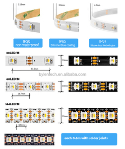 All'ingrosso 5050 magico 3535 SK6812 programmabile WS2811 RGBW bianco LED striscia di luce 80 LED 1 metro con controllo vocale CE Rohs 1000 - Product Image 6