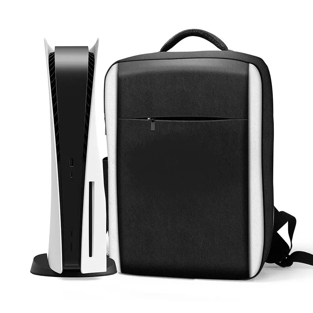 Tragbarer Reise rucksack für PS5-Konsolen-Aufbewahrungstasche EVA Stoß dicht Halb wasserdicht Kratz feste Umhängetasche Spiel zubehör
