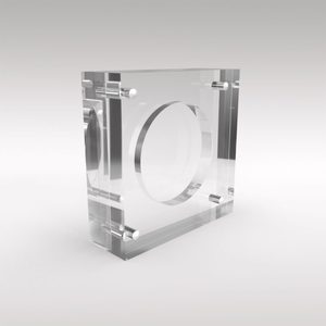 Custodia per monete Memorabilia in acrilico 1Oz <span class=keywords><strong>Britannia</strong></span> scatola portaoggetti chiusura magnetica Perspex porta monete regalo per collezionista - Product Image 4