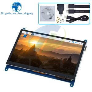 TZT 7 pollici Display LCD compatibile HDMI Touch Screen 800x480 risoluzione capacitivo Touch Screen sistemi di supporto per Raspberry Pi