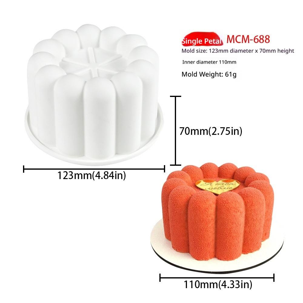 (pétale unique 61g) mcm-688 blanc