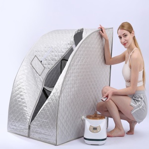 Modern <strong>Portable</strong> Ozone Steam Sauna with <strong>Computer</strong> <strong>Control</strong> Panel Acrylic Wet Steam Wet Steam Feature - Product Image 2