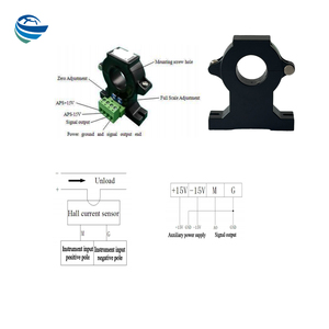 Kunden spezifischer 0-200A Wechselstrom-Gleichstrom messumformer 4-20Ma 0-5V Halls trom wandler 20mm 40mm 55mm Offen stroms ensor wandler - Product Image 6