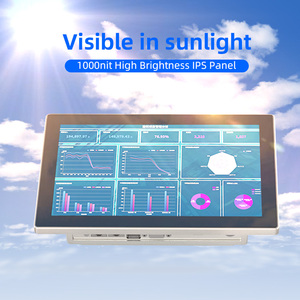 Factory Rs232 OEM Inch All in One Fanless IP65 Ip67 Waterproof Android Touchscreen <strong>Computer</strong> I5 I7 I9 Industrial Panel Pc for MES - Product Image 5