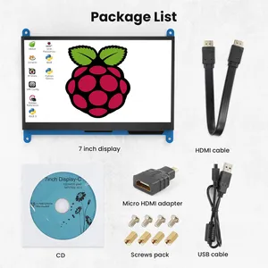 Raspberry Pi 7-Zoll-USB-Schnittstelle LCD-Touchscreen 1024x600 IPS-Panel Neues Produkt - Product Image 2