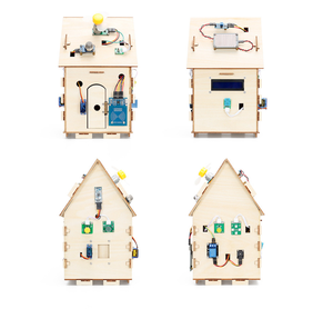 Kit per l'apprendimento della casa in legno Eparthub progettato per sistemi domestici intelligenti multifunzionali con supporto per la programmazione grafica - Product Image 2
