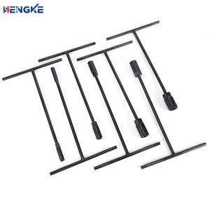 Lục giác hình chữ T Metric crôm-hoàn Thành thép duy nhất kết thúc Ổ cắm cờ lê OEM Non-Slip mịn hàm không phát ra tia lửa 30mm Đầu bù đắp - Product Image 1