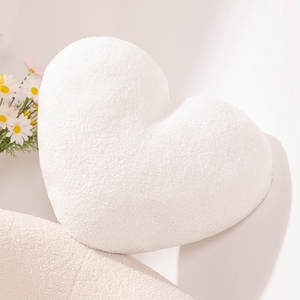Toptan aşk kalp şeklinde peluş oyuncak yumuşak ev kanepe dekorasyon aşk şeklinde peluş yastık