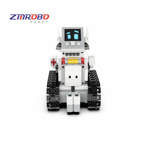 ZMROBO 2022 Новый Обучающий робот для детей Программирование программирования строительные блоки WiseKit 466 шт. набор стержней Обучающие Роботы - Product Image 5