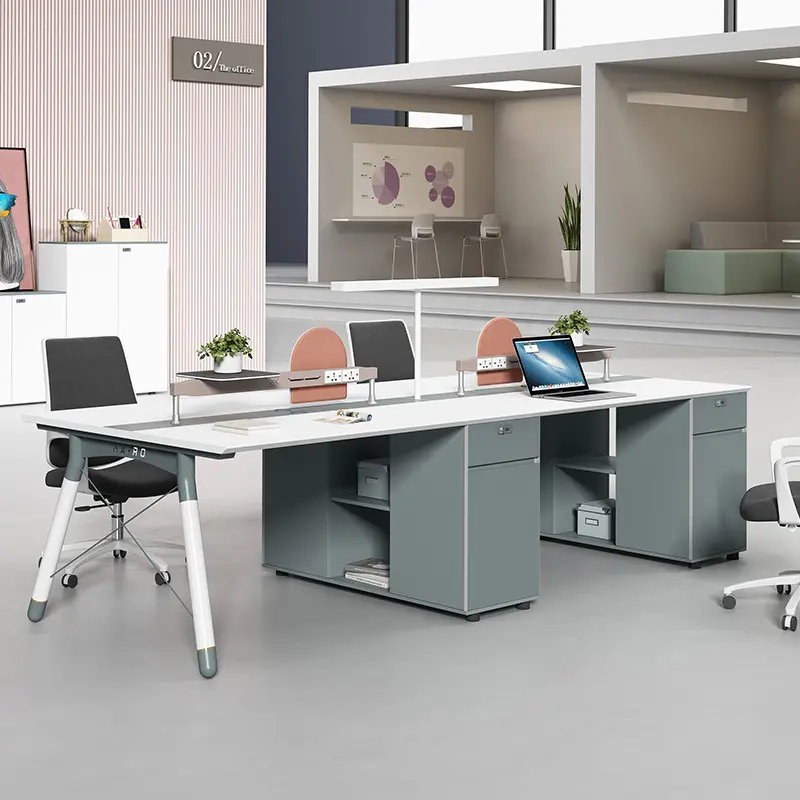 Modern özel modüler ofis mobilyaları bölme masası ofis iş istasyonu kabini