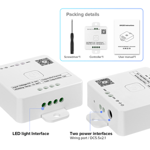 Новый умный светодиодный контроллер синего зуба DC 5 В 12 В 24 В 12 А PWM / SPI Strip световой сигнал Диммер Mijia Xiaoai голосовое приложение управление музыкой - Product Image 4