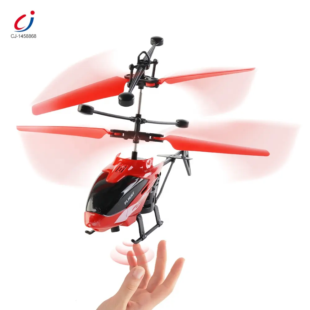 Chengji helicóptero de brinquedo voador, sensor de brinquedo com controle remoto, por rádio rc, brinquedo de indução manual para crianças