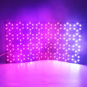 แผ่นหน้าจอ LED แบบปรับได้ RGB แผงกระจกแบบยืดหยุ่นพร้อมระบบไฟ RGB IC LED สำหรับใช้ในแนวนอนมีแสงพื้นหลังโดย LED - Product Image 1